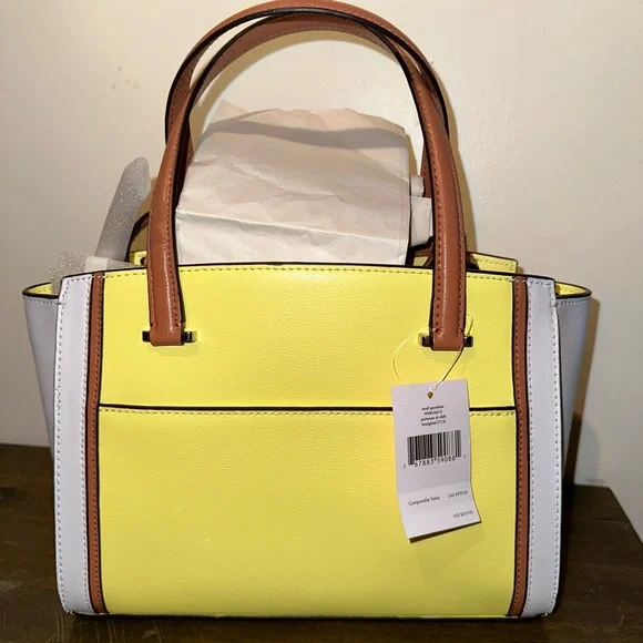 NWT Kate Spade, Patterson Drive Small Geraldine Satchel in Limelight